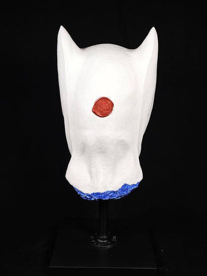 Shadow Knight Delfts Blue – rear view with wax seal, numbered limited edition collectible