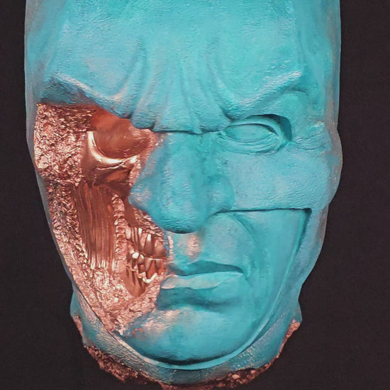 Shadow Knight copper edition – video still, limited edition gothic sculpture
